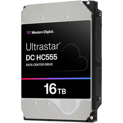 Wd Ultrastar Hc555 16tb Data Center Hdd Storage, 3.5" Form Faor, Se Security, Up To 269 Mb/s Transfer Rate, 512mb Cache Size, Eamr Recording Technology