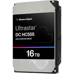 Wd Ultrastar Hc555 16tb Data Center Hdd Storage, 3.5" Form Faor, Se Security, Up To 269 Mb/s Transfer Rate, 512mb Cache Size, Eamr Recording Technology