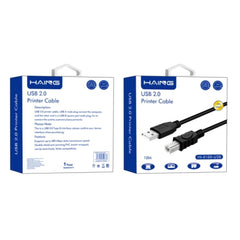 HAING HI-0100-U2B USB 2.0 A-B Printer Cable -10M