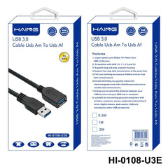 HAING HI-0108-U3E USB 3.0 Extension Cable Male to Female 1M