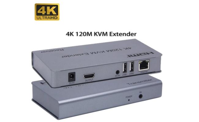 Haing Hi 0120 Hke 4k HDMI Extender with USB Kvm 120 meter