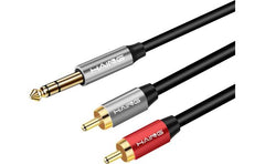 Haing Hi 0151 Arc 3m 6.5mm Trs To 2 Rca Audio Cable 3m