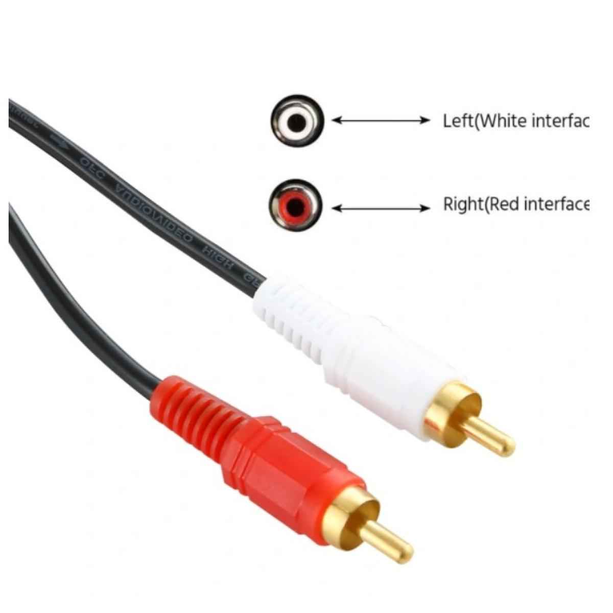 HAING HI-0202-RCA 2 RCA Male to 2 RCA Male Audio Cable 1.5M