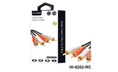 Haing Hi 0202 Rca 2 Rca Male To 2 Rca Male Audio Cable 3m