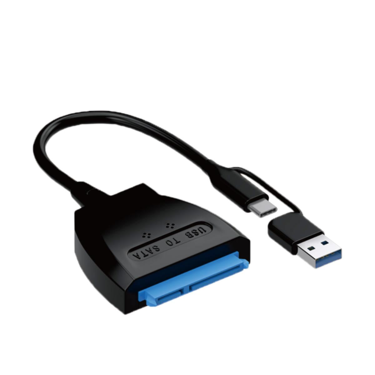 HAING HI-0336-UTC USB3.0/TYPE-C to SATA Ill Adapter Compatible for 2.5 inch HDD and SSD