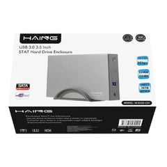 HAING HI-0352-U3H 3.5 inch USB 3.0 to SATA III Aluminum External Hard Disk Drive Enclosure