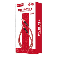 HAING HI041CL Type-C to Lighting 20W Metal Braided Data Cable 3M
