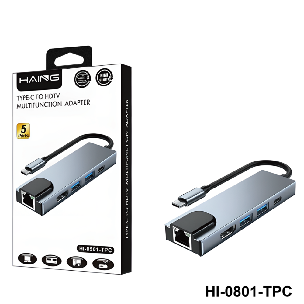 HAING HI-0801-TPC Type-C to HDTV Multifunctional Adapter