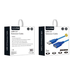 HAING HI-0501-U2F USB 2.0 Extension Cable 5M -Blue