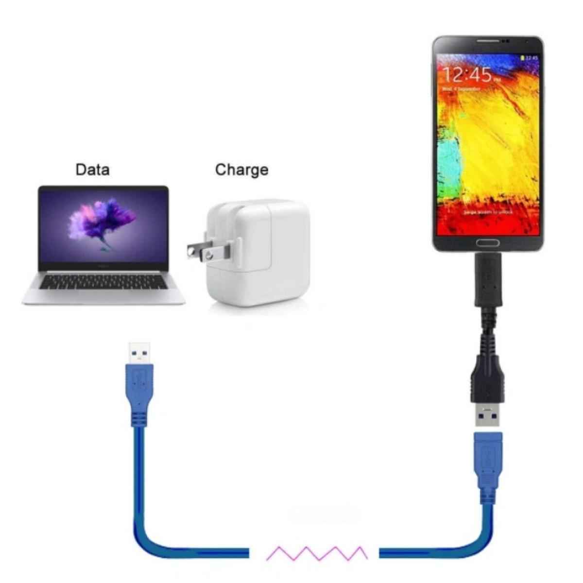 HAING HI-0501-U2F USB 2.0 Extension Cable 5M -Blue