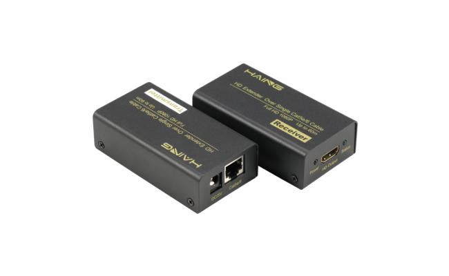 Haing Hi 0600 Hde Hdmi Rj45 Extender Transmitter 60m