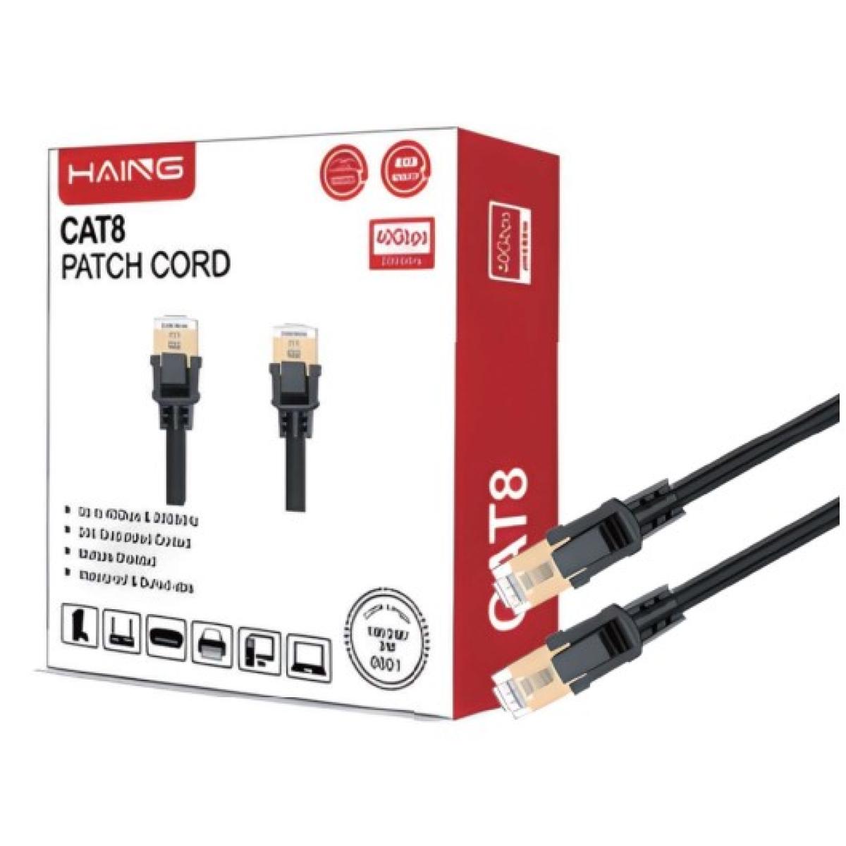 HAING High Quality Cat8 Ethernet Cable Network Cable - 2m
