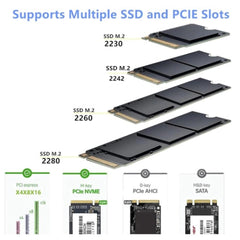 HAING HI-1008-PCM M.2 NVME to PCI-E3.0X4 Express Card