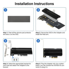 HAING HI-1008-PCM M.2 NVME to PCI-E3.0X4 Express Card