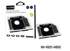 Aluminum Plastic Universal 2nd Hdd Caddy 12.7mm Sata 3.0 2.5" Ssd Hdd Case