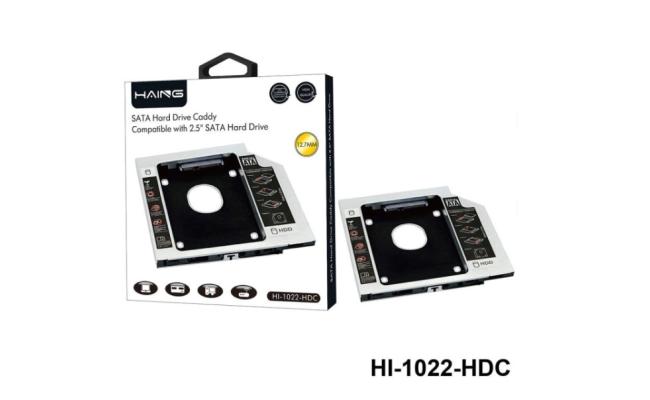 Haing Hi 1022 Hdc Sata Hard Drive Caddy Compatible With 2.5" Sata Hard Drive 12.7mm