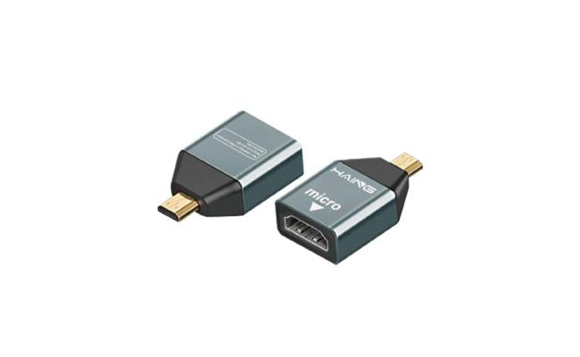 Haing Hi 1025 Rha HDMI Female to Micro HDMI Male Otg Adapter
