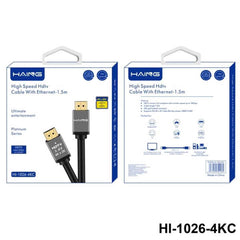 HAING HI-1026-4KC High Speed 4K HDMI Cable With Ethernet 1.5M