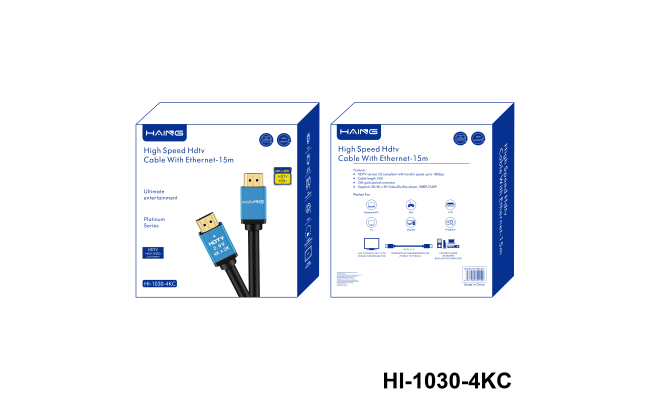 Haing Hi 1030 4kc 15m High Speed 4k Hdmi Cable With Ethernet 15m