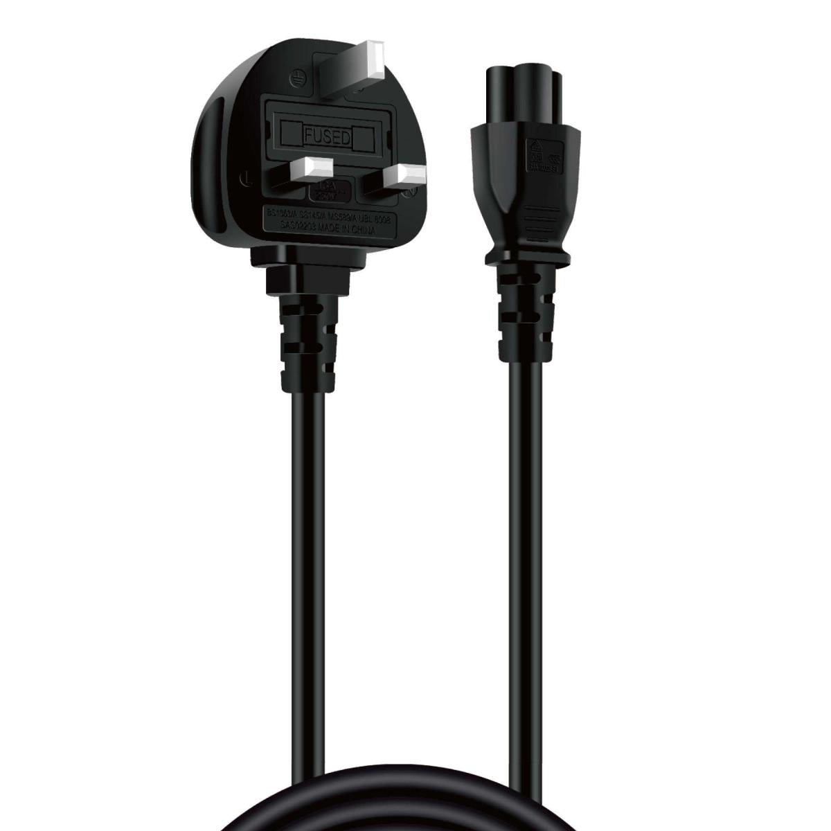 HAING HI-1034-UPC-150C UK 3 Pin to C5 Power Cable 1.5M