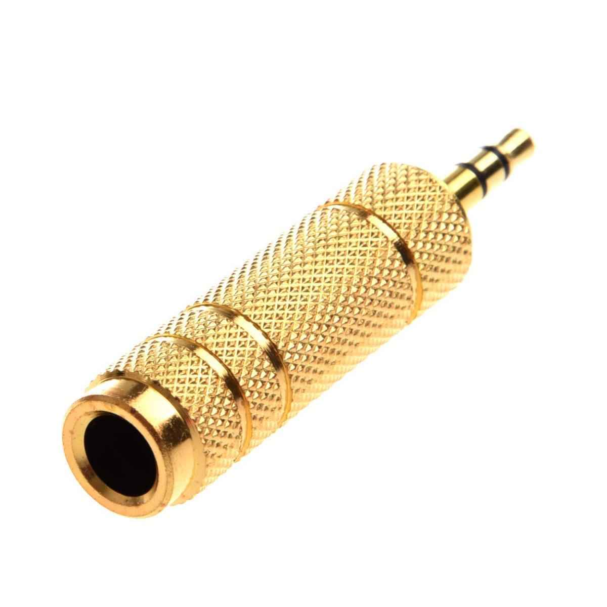 HAING HI-1043-MFA 3.5mm Jack Male to 6.35mm Jack Female Stereo Audio Adapter