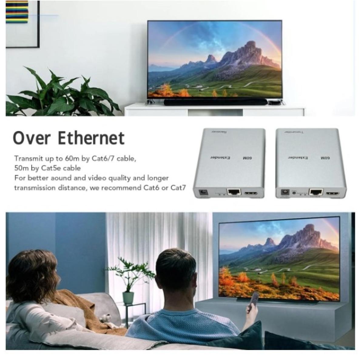 HAING HI-1600-HKE HDMI Extender with USB KVM 60M 1080P