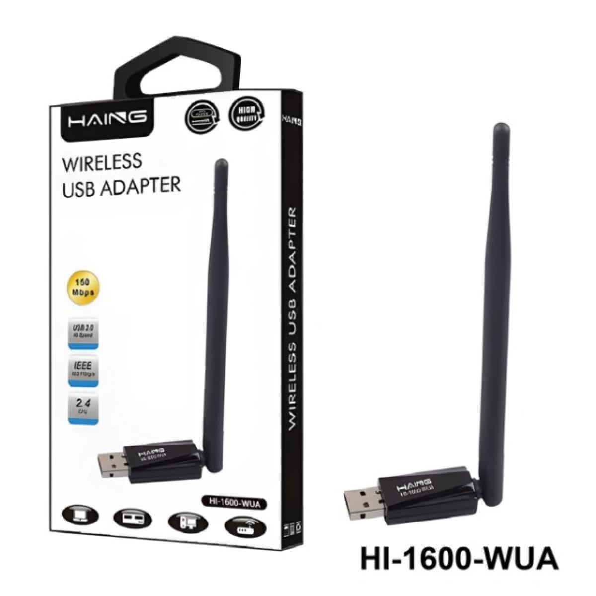 HAING HI-1600-WUA USB Wireless Network/LAN Dongle Adapter 150 Mbps