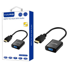 HAING HI-2003-HVAU High Quality HDMI to VGA with Audio Adapter