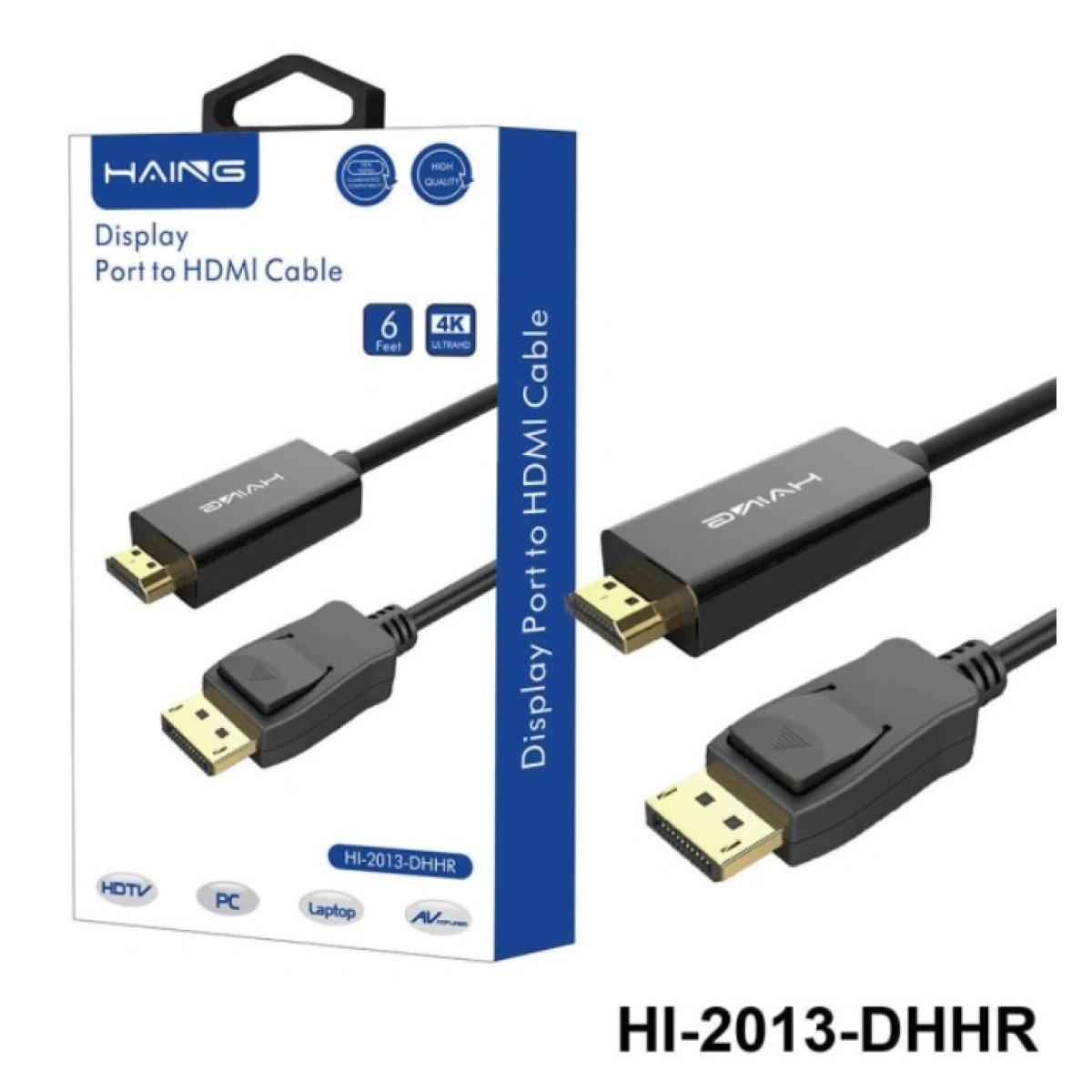 HAING HI-2013-DHHR-5M 4K Display Port DP to HDMI Cable 5M