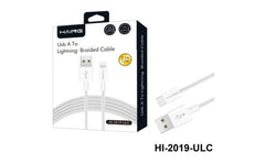 Haing Hi 2019 Ulc USB A to Lightning Braided Cable 1.2 meter 12w with USB cable