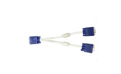 Haing Hi 202 Vga Vga Male to Two Vga Female Deluxe Computer Cable 20cm with cables