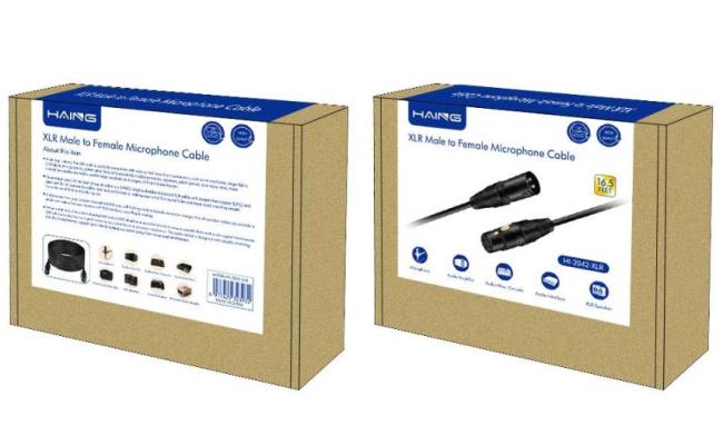 Haing Hi 2042 Xlr Lr Male To Female Microphone Cable 5m