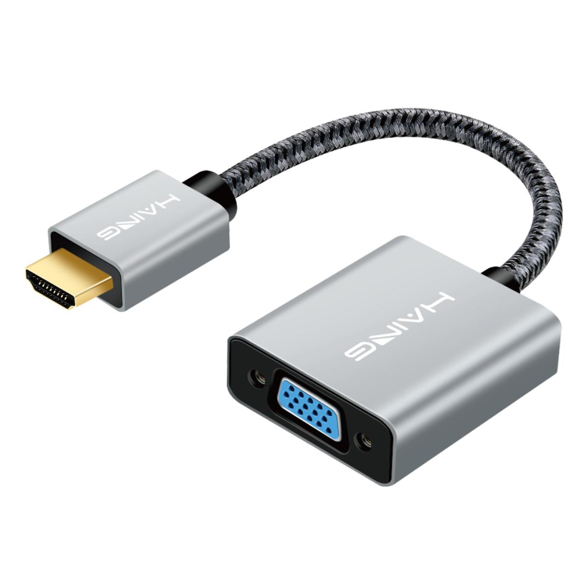 HAING HI-2050-HVA HDMI To VGA Adapter With Audio And Power