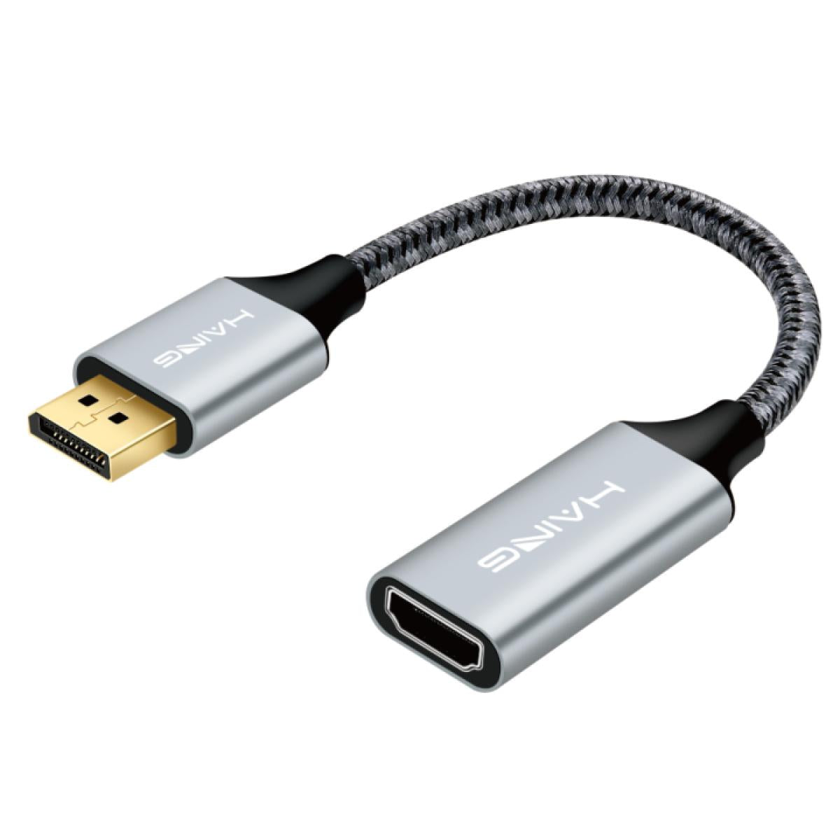 HAING HI-2052-DHA DisplayPort To HDMI Adapter