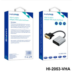HAING HI-2053-VHA VGA To HDTV Adapter With Audio And Power
