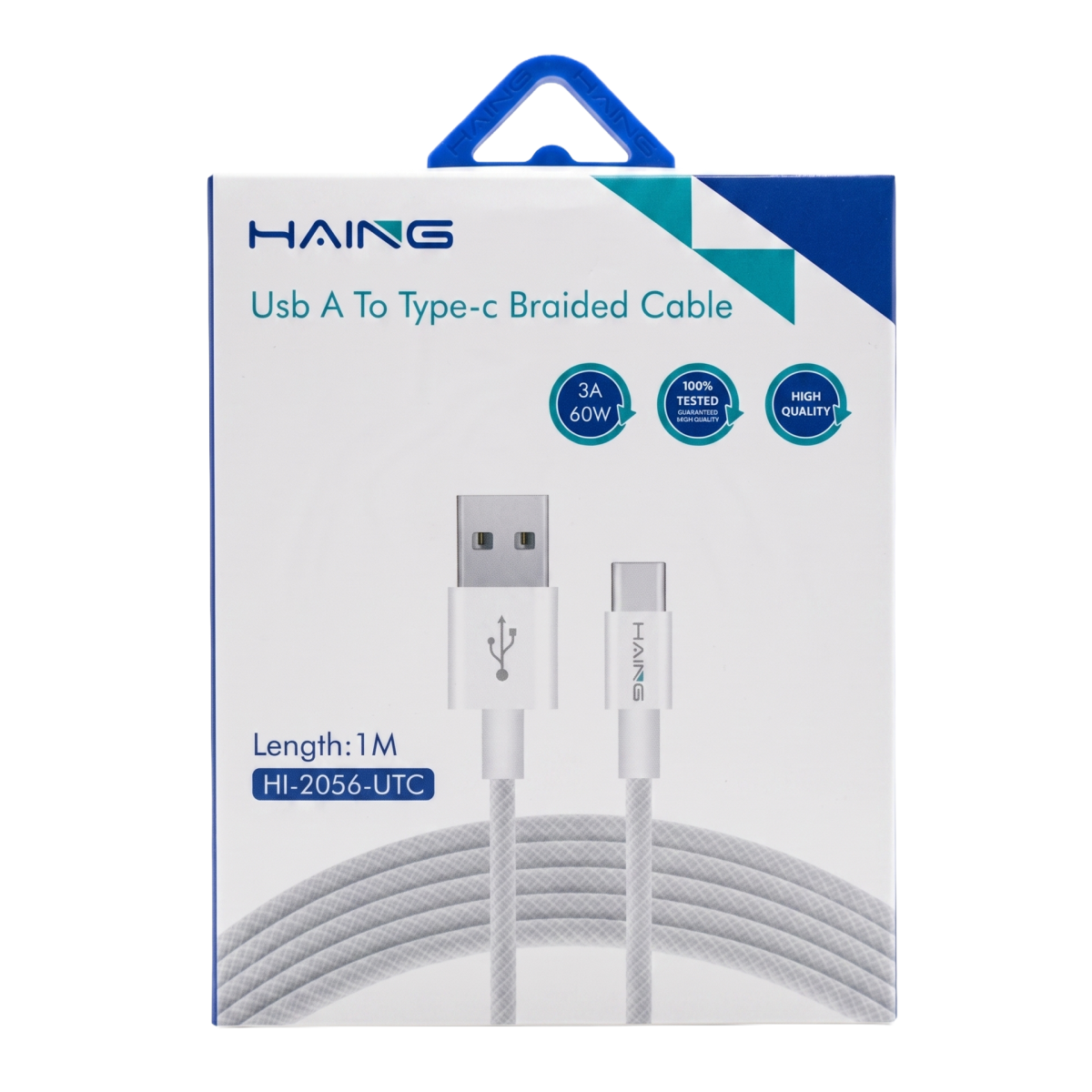 HAING HI-2020-TCC USB to Type-C Braided Cable 1M 60W