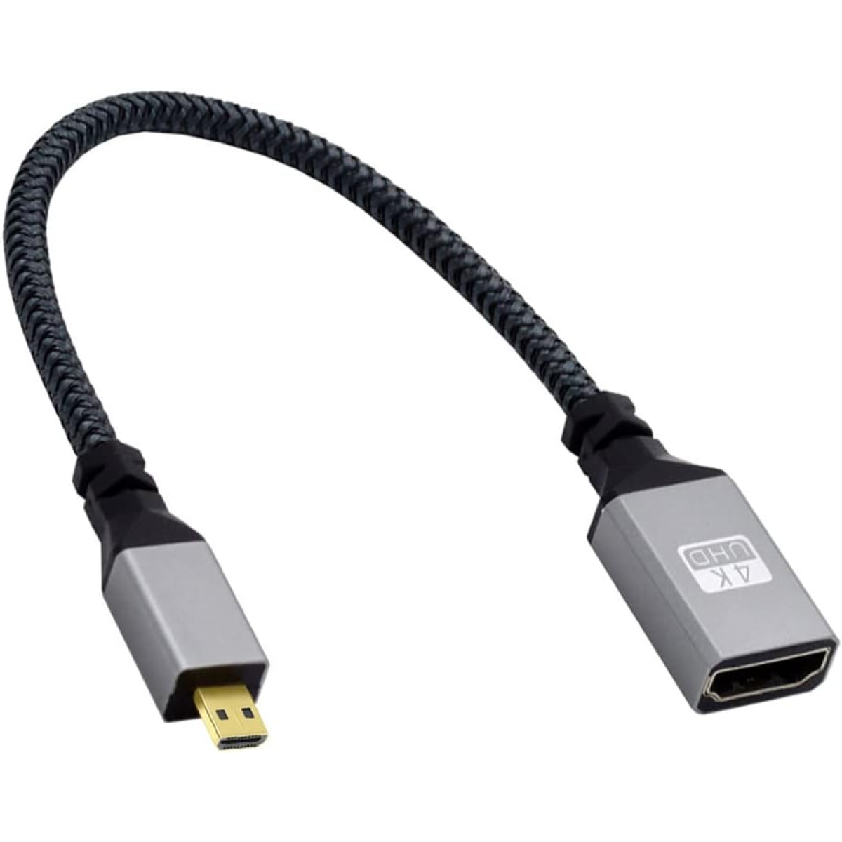 HAING HI-2068-MHFC Micro HDMI Male to HDMI Female Adapter 15cm