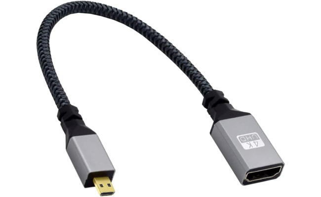Haing Hi 2068 Mhfc Micro HDMI Male to HDMI Female Adapter 15cm with HDMI cable