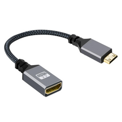 HAING HI-2069-MHFC Mini HDMI Male to HDMI Female Adapter 15cm