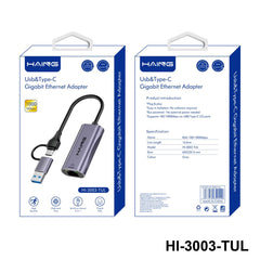 HAING HI-3003-TUL USB Type-C Gigabit Ethernet Adapter