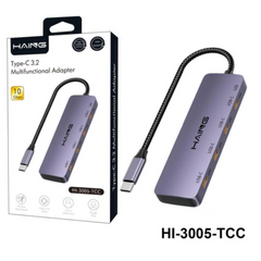 HAING HI-3005-TCC 4-IN-1 Type-C 3.2 Multifunctional Adapter Hub