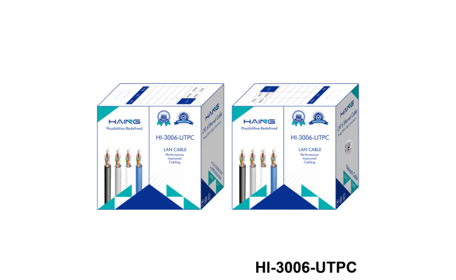 Haing Hi 3006 Utpc Cat6 Utp Ethernet Cable 305m 1000ft Black