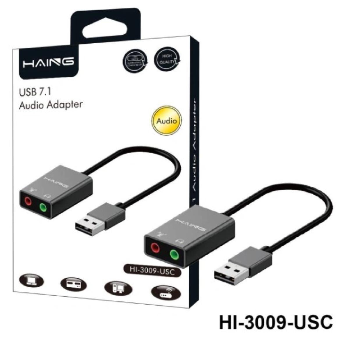HAING HI-3009-USC USB 7.1 Audio Adapter