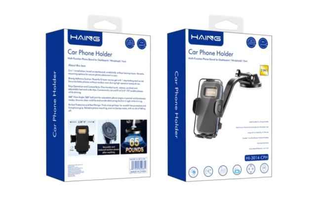 Haing Hi 3014 Cph 2 In 1 Car Phone Holder Multi Function Phone Stand For Dashboard/windshield/vent Haing Hi 3014 Cph 2 In 1 Car Phone Holder Multi Function Phone Stand For Dashboard/windshield/vent