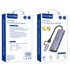Haing Usb/Type C To Multifunvtional Adapter HI-3017-THE