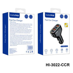 HAING HI - 3022 - CCR Fast Car Charger 4 Ports 78W