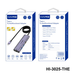HAING HI-3025-THE Type-C To Multifunctional Adapter