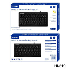 HAING HI-519 MINl Multimedia USB Wired Keyboard
