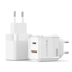 HAING HI-A213 2 ports USB GaN Fast Charger EU 30W