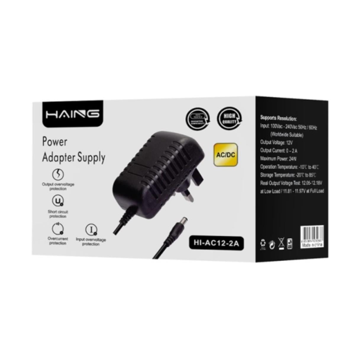 HAING HI-AC12-2A 12V 2A UK Power Supply Adapter